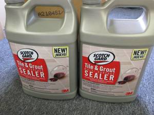 2 gallons  of scotchgard tile and g...
