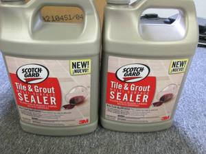 2 gallons of scotchgard tile and gr...