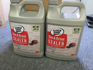 2 gallons of scotchgard tile and gr...