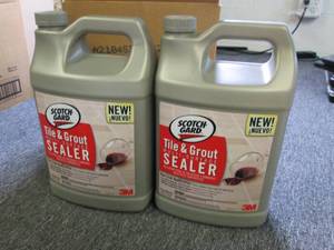 2 gallons of scotchgard tile and gr...
