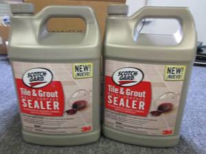 2 gallons of scotchgard tile and gr...