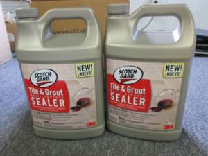 2 gallons of scotchgard tile and gr...