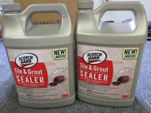 2 gallons of scotchgard tile and gr...