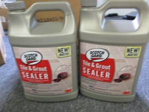 2 gallons of scotchgard tile and gr...