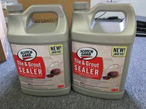 2 gallons of scotchgard tile and gr...
