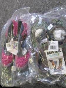 2 pairs of muk luk sports womens sh...