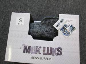 muk luks mens slipper small 8-9 ...