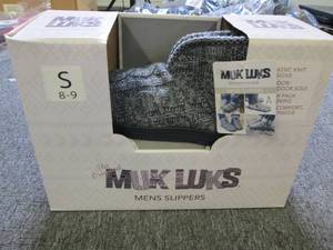 muk luks mens slipper small 8-9...