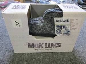 muk luks mens slipper small 8-9...