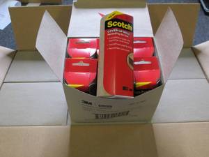 case of 6 packages of 3m scotch cov...