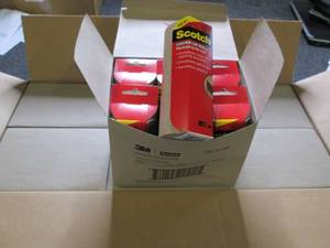 case of 6 packages of 3m scotch cov...