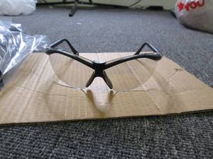 25 lightly tinted safety glasses...