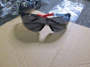 25 dark 3m safety glasses black and...