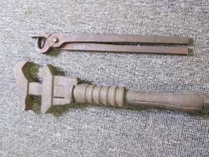 2 antique wrenches ...
