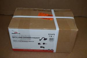 lot 22 image: Design House Bath and Shower Faucet -Oil Rubbed Bronze