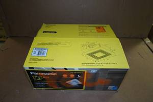 lot 27 image: Panasonic Whisper Thin Customizable Ventilation Fan with Pick-A-Flow