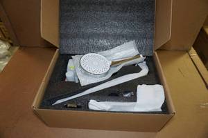 lot 49 image: Chrome Water Saving Bath and Shower Set