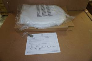 lot 56 image: Signature Hardware White Soft Close Toilet Seat -Elongated