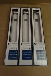 lot 97 image: Glacier Bay 18 Towel Bars - 3 Pack - Brushed Nickel