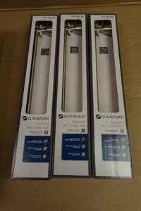 lot 123 image: Glacier Bay 18 Towel Bars - 3 Pack - Brushed Nickel