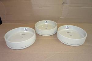 lot 163 image: Southern Patio 9.8 Succulant Planter Bowls - 3 Pack