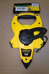 lot 120 image: Stanley Powerwinder 100 Tape Measure