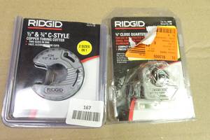 lot 167 image: Ridgid Copper Tubing Cutters