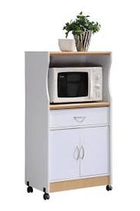 lot 98 image: White Microwave Cart - Damaged, but Unused