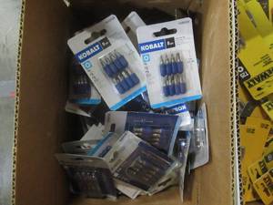 Box (11 x 7 x 5) of BRAND NEW DRILL BITS (See Photos)