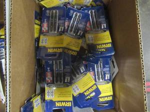 Box (11 x 7 x 5) of BRAND NEW DRILL BITS (See Photos)