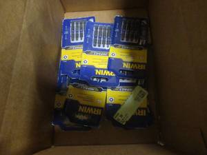 Box (11 x 7 x 5) of BRAND NEW DRILL BITS (See Photos)