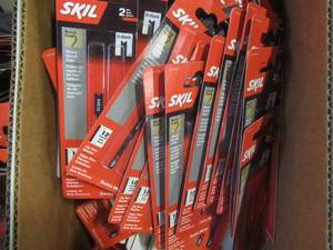 Box (11 x 7 x 5) of BRAND NEW JIGSAW BLADES (See Photos)