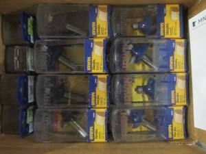 Box (11 x 7 x 5) of BRAND NEW ROUTER BITS (See Photos)