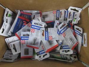 Box (11 x 7 x 5) of BRAND NEW DRILL BITS (See Photos)