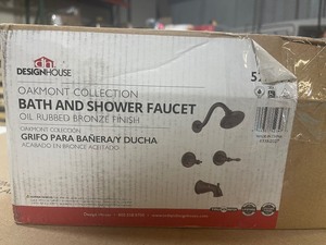 Design House Oakmont 2-Handle 1-Spray Tub and Shower Faucet in Oil Rubbed Bronze (Valve Included) Open box customer Return