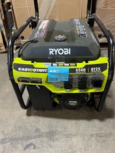 RYOBI 6,500-Watt Gasoline Powered Portable Generator with CO Shutdown Sensor