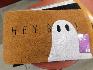 lot 63 image: Hey Boo 18x30 Door Mat