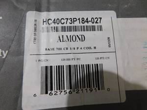 lot 89 image: ROPPE Almond 4 in. x 18 in. x 120 ft. Vinyl Wall Cove Base Coil