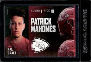 lot 8 image: 2017 ESPN NFL Draft Patrick Mahomes Rookie