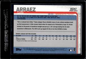 lot 10 image: 2019 Topps Update Luis Arraez Rookie #US247