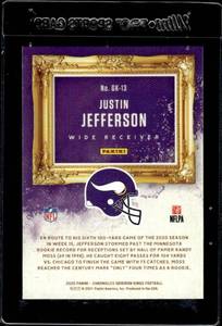 lot 11 image: 2020 Gridiron Kings Justin Jefferson Rookie #GK-13
