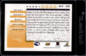 lot 77 image: 1998 Score Randy Moss Rookie #235