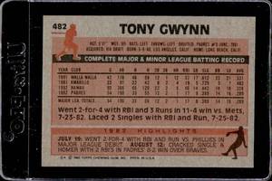 lot 97 image: 1983 Topps Tony Gwynn Rookie #482