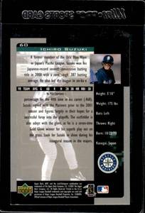 lot 35 image: 2001 Upper Deck MVP Ichiro Rookie #60