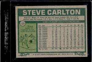 lot 37 image: 1977 Topps Steve Carlton #110