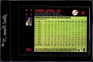 lot 123 image: 2007 Topps Red Back Derek Jeter With President Bush in the Stands #40 CL
