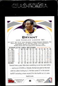 lot 101 image: 2004 Topps Kobe Bryant #8