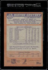 lot 106 image: 1988 Topps Wayne Gretzky #120