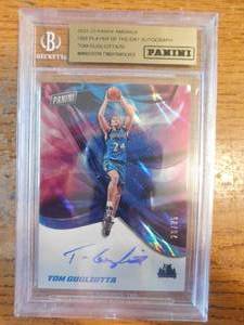 lot 86 image: 2021 Panini POD Autograph Tom Gugliotta Serial #2035