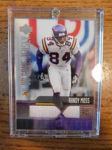 lot 18 image: 2004 Upper Deck Game Jersey Randy Moss